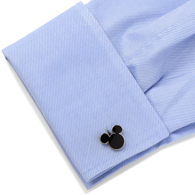 Disney Mickey Mouse Silhouette Cufflinks Disney Cufflinks - Paul Malone.com