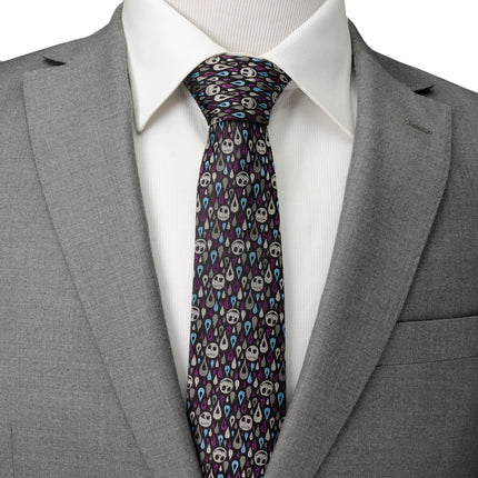 Disney The Nightmare Before Christmas Jack Skellington Patterned Men's Tie Disney Ties - Paul Malone.com