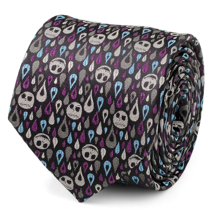 Disney The Nightmare Before Christmas Jack Skellington Patterned Men's Tie Disney Ties - Paul Malone.com