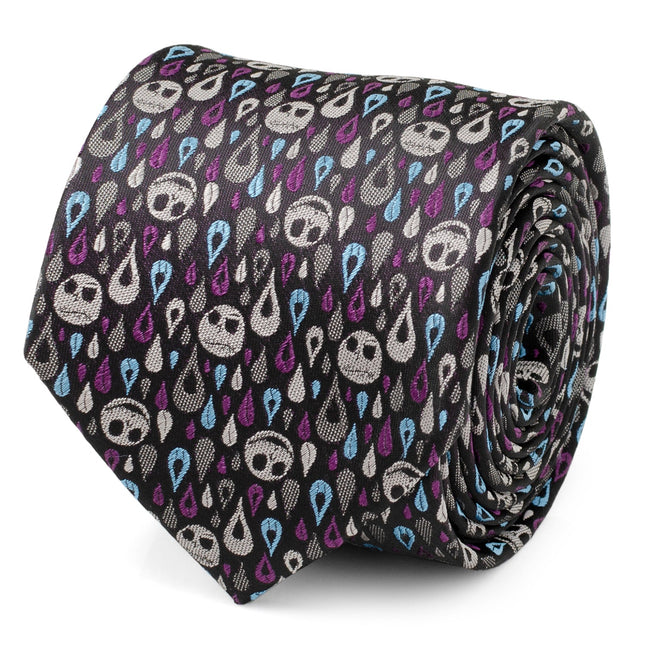Disney The Nightmare Before Christmas Jack Skellington Patterned Men's Tie Cufflinks.com Tie - Paul Malone.com