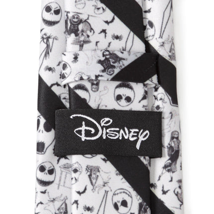 Disney The Nightmare Before Christmas Striped Black Men's Tie Disney Ties - Paul Malone.com