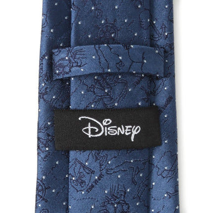 Disney Peter Pan Treasure Map Navy Dot Men's Tie Disney Ties - Paul Malone.com