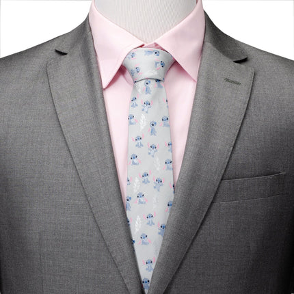 Disney Lilo & Stitch Gray Men's Tie Disney Ties - Paul Malone.com