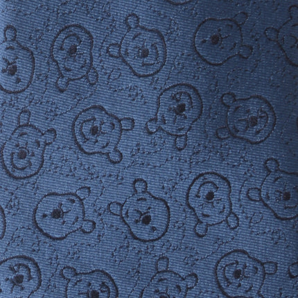Disney Winnie the Pooh Blue Tonal Men's Tie Disney Ties - Paul Malone.com
