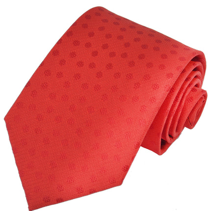Red Polka Dot Silk Tie and Pocket Square Paul Malone Ties - Paul Malone.com