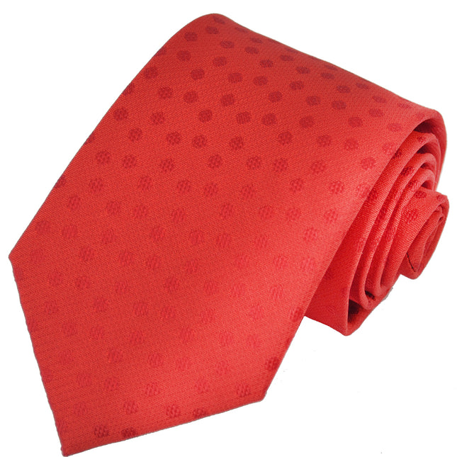 Red Polka Dot Silk Tie and Pocket Square Paul Malone Ties - Paul Malone.com