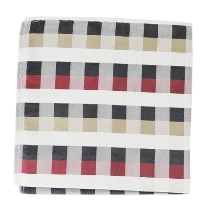 Paul Malone Modern Plaid Silk Pocket Square Paul Malone Pocket Square - Paul Malone.com