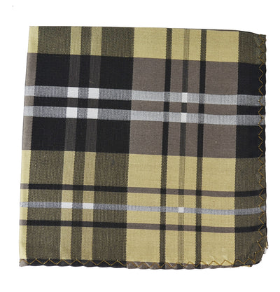 Paul Malone Scottish Bronze Silk Pocket Square Paul Malone Pocket Square - Paul Malone.com