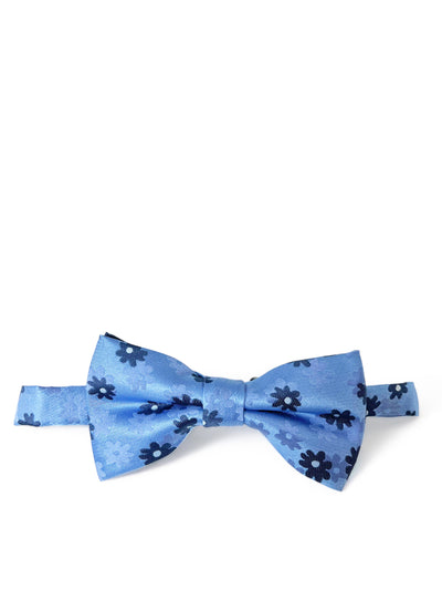 Light Blue Floral Patterned Bow Tie Paul Malone Bow Ties - Paul Malone.com