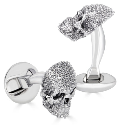 Punks Not Dead Skull Cufflinks Ox and Bull Trading Co. Cufflinks - Paul Malone.com