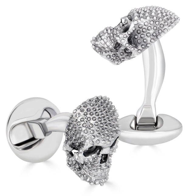 Punks Not Dead Skull Cufflinks Ox and Bull Trading Co. Cufflinks - Paul Malone.com