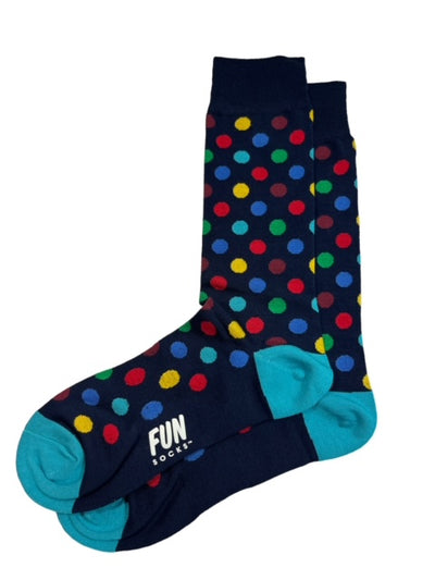 Colorful Polka Dot Dress Socks Fun Socks Socks - Paul Malone.com