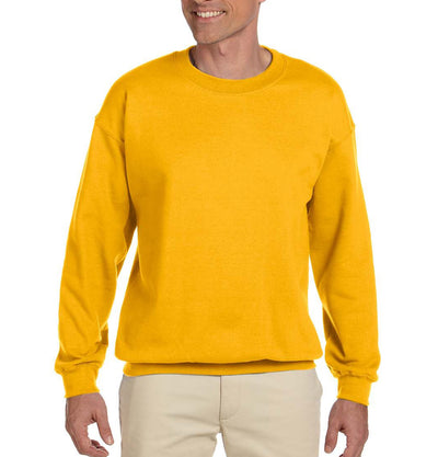Solid Yellow Gold Crewneck Sweat Shirt Gildan Sweatshirt - Paul Malone.com
