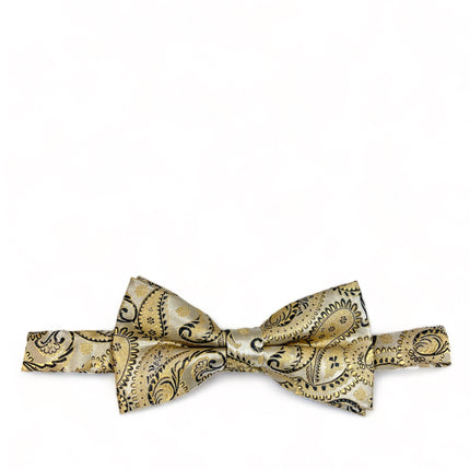 Almond Brown Fashionable Paisley Bow Tie Paul Malone Bow Ties - Paul Malone.com