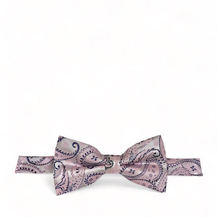 Cashmere Rose Pink Fashionable Paisley Bow Tie Paul Malone Bow Ties - Paul Malone.com