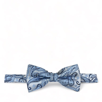 Bonnie Blue Fashionable Paisley Bow Tie Paul Malone Bow Ties - Paul Malone.com
