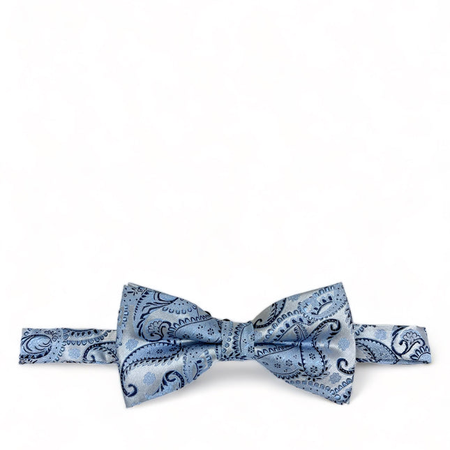 Bonnie Blue Fashionable Paisley Bow Tie Paul Malone Bow Ties - Paul Malone.com