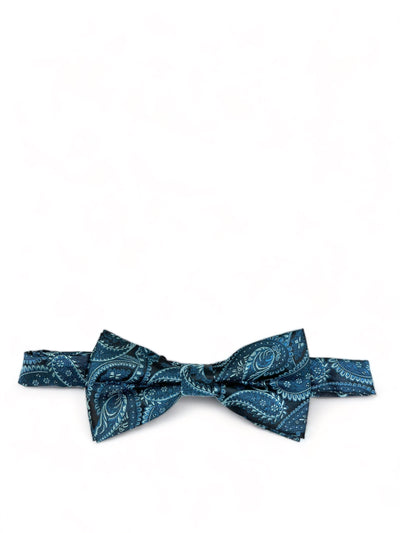 Turquoise Fashionable Paisley Bow Tie Paul Malone Bow Ties - Paul Malone.com