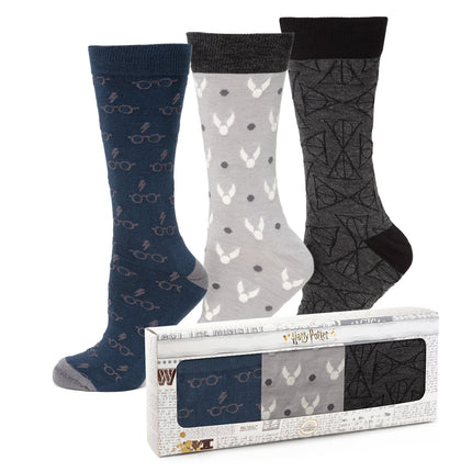 Harry Potter 3 Pack Sock Gift Set Harry Potter Socks - Paul Malone.com