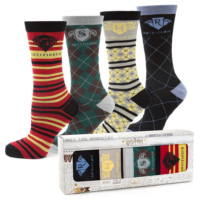 Harry Potter House 4 Socks Gift Set Harry Potter Socks - Paul Malone.com