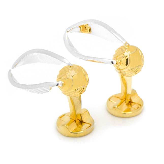 Harry Potter Golden Snitch 3D Cufflinks Harry Potter Cufflinks - Paul Malone.com