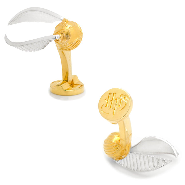 Harry Potter Golden Snitch 3D Cufflinks Harry Potter Cufflinks - Paul Malone.com