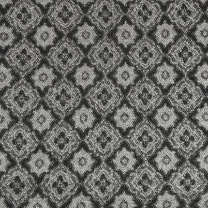 Black and Grey Patterned Men's Scarf Paul Malone Scarves - Paul Malone.com