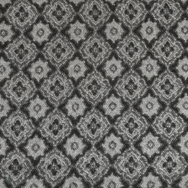 Black and Grey Patterned Men's Scarf Paul Malone Scarves - Paul Malone.com
