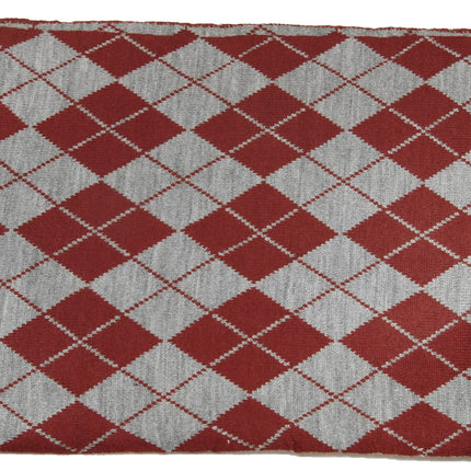 Scottish Red and Grey Men's Scarf Paul Malone Scarves - Paul Malone.com