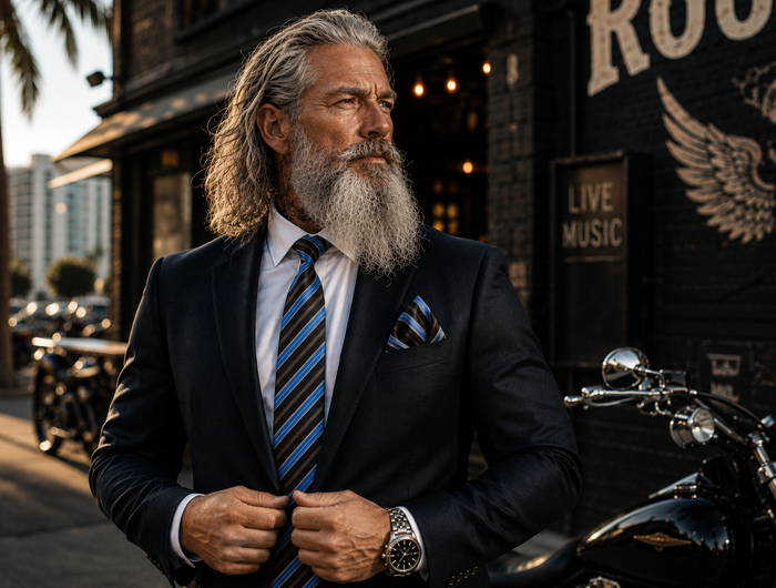 <h2>Men Wear Ties</h2>