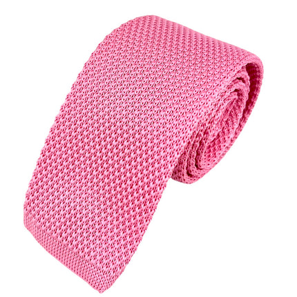Solid Pink Knit Tie by Paul Malone Paul Malone Ties - Paul Malone.com