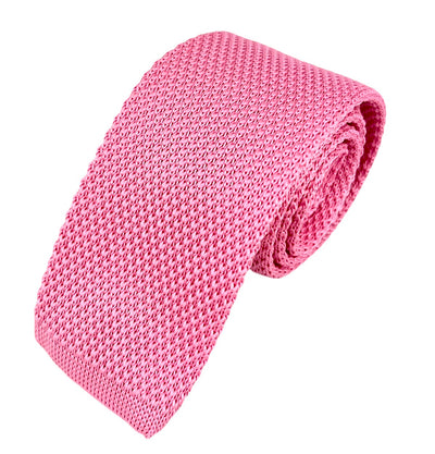 Solid Pink Knit Tie by Paul Malone Paul Malone Ties - Paul Malone.com