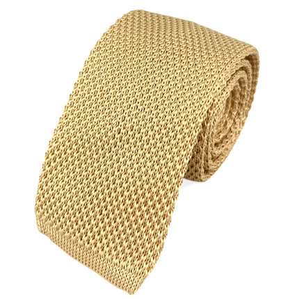 Champagne Knit Tie by Paul Malone Paul Malone Ties - Paul Malone.com