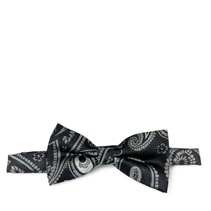 Black Artisan Paisley Bow Tie Paul Malone Bow Ties - Paul Malone.com