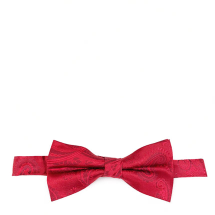 Red Artisan Paisley Bow Tie Paul Malone Bow Ties - Paul Malone.com