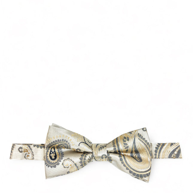 Tan Artisan Paisley Bow Tie Paul Malone Bow Ties - Paul Malone.com