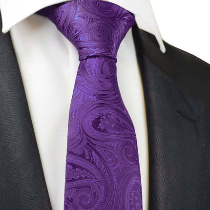Classic Imperial Palace Purple Paisley Tuxedo Vest Set Paul Malone Vest - Paul Malone.com