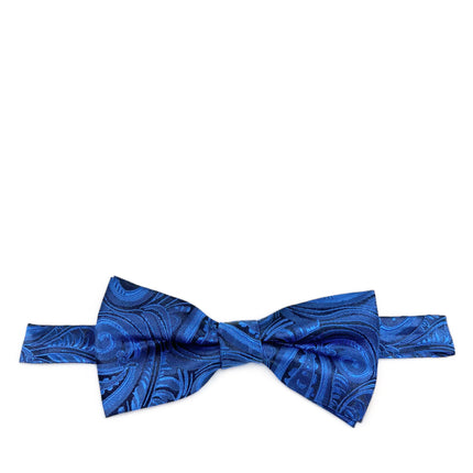 Royal Blue Classic Paisley Bow Tie Paul Malone Bow Ties - Paul Malone.com
