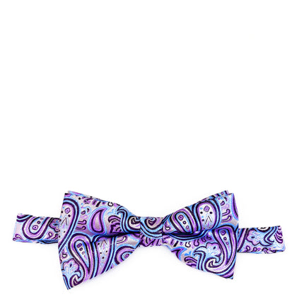 Purple Heart Extraordinary Paisley Bow Tie Paul Malone Bow Ties - Paul Malone.com