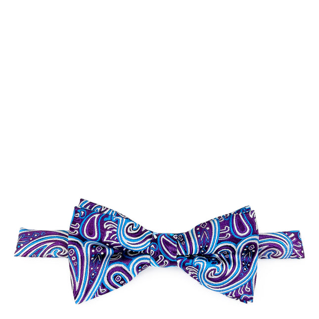 Deep Purple Extraordinary Paisley Bow Tie Paul Malone Bow Ties - Paul Malone.com