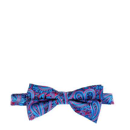 Navy Extraordinary Paisley Bow Tie Paul Malone Bow Ties - Paul Malone.com