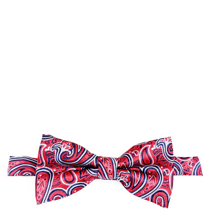 Red Extraordinary Paisley Bow Tie Paul Malone Bow Ties - Paul Malone.com