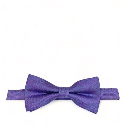 Purple Artisan Paisley Bow Tie Paul Malone Bow Ties - Paul Malone.com