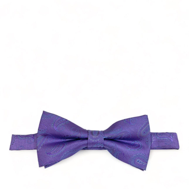 Purple Artisan Paisley Bow Tie Paul Malone Bow Ties - Paul Malone.com