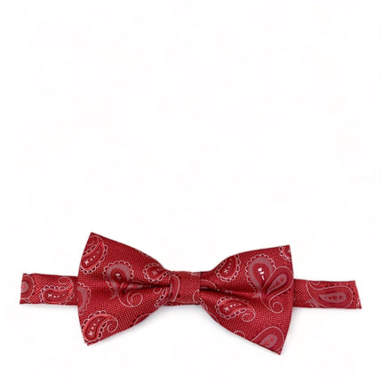 Red Artisan Paisley Bow Tie Paul Malone Bow Ties - Paul Malone.com