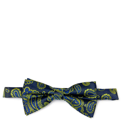 Jungle Green Fashionable Paisley Bow Tie Paul Malone Bow Ties - Paul Malone.com