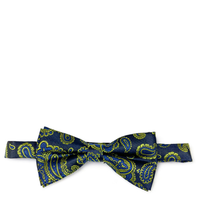 Jungle Green Fashionable Paisley Bow Tie Paul Malone Bow Ties - Paul Malone.com