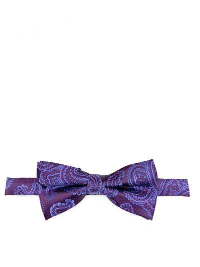 Grape Royal Fashionable Paisley Bow Tie Paul Malone Bow Ties - Paul Malone.com