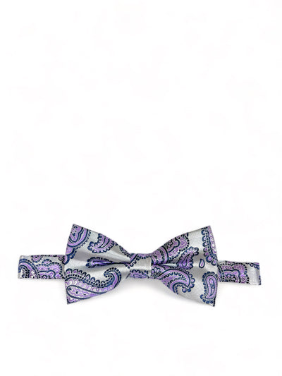 Violet Fashionable Paisley Bow Tie Paul Malone Bow Ties - Paul Malone.com