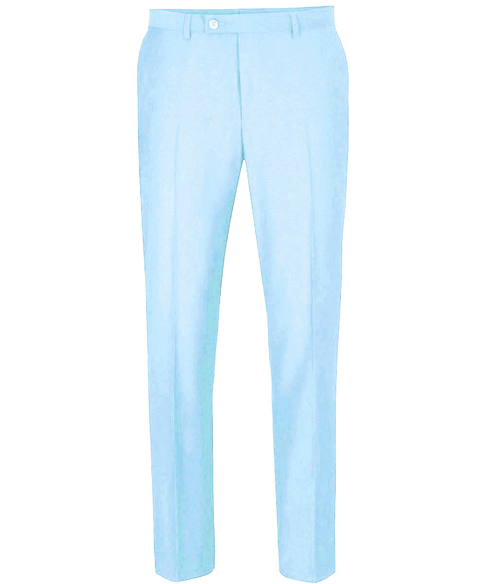 Italian Linen Smoked Blue Pants – StudioSuits